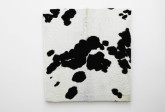 Henk Peeters (NL) Untitled, n.d. Stretched cowhide on canvas 56 x 60 inches Courtesy of the artist and Jan Frank