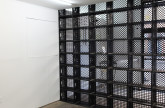 Jan Henderikse Untitled [b6], 1962-2013 Installation with crates 113 x 103 inches Courtesy of the artist