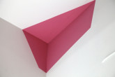 Jan Frank Pink piece, 1975 Paint 35 x 15 x 12 inches Courtesy of the artist