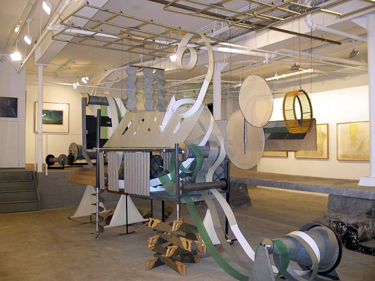 Dennis Oppenheim Armatures for Projection: The Early Factory Projects. Curated by Raul Zamudio. White Box, 2004 (6)